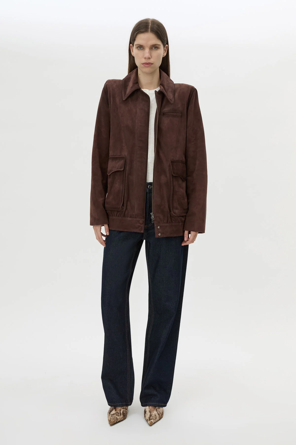 Zaha Leather Bomber - Image 3